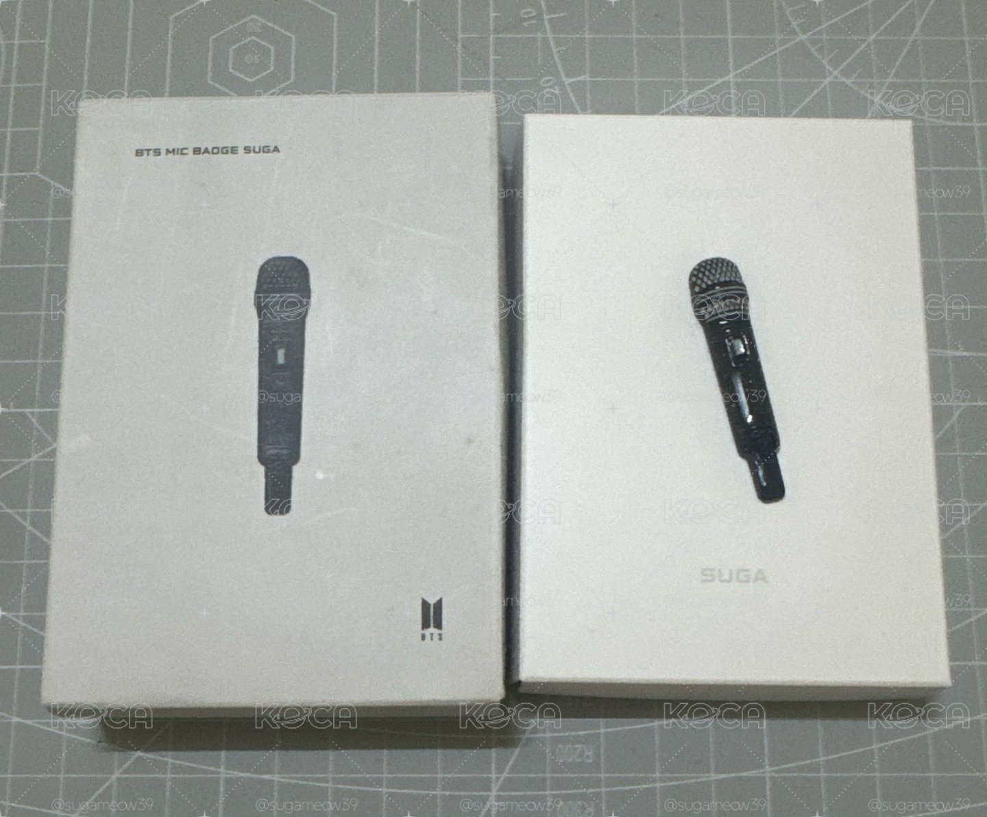 Suga 麥克風徽章