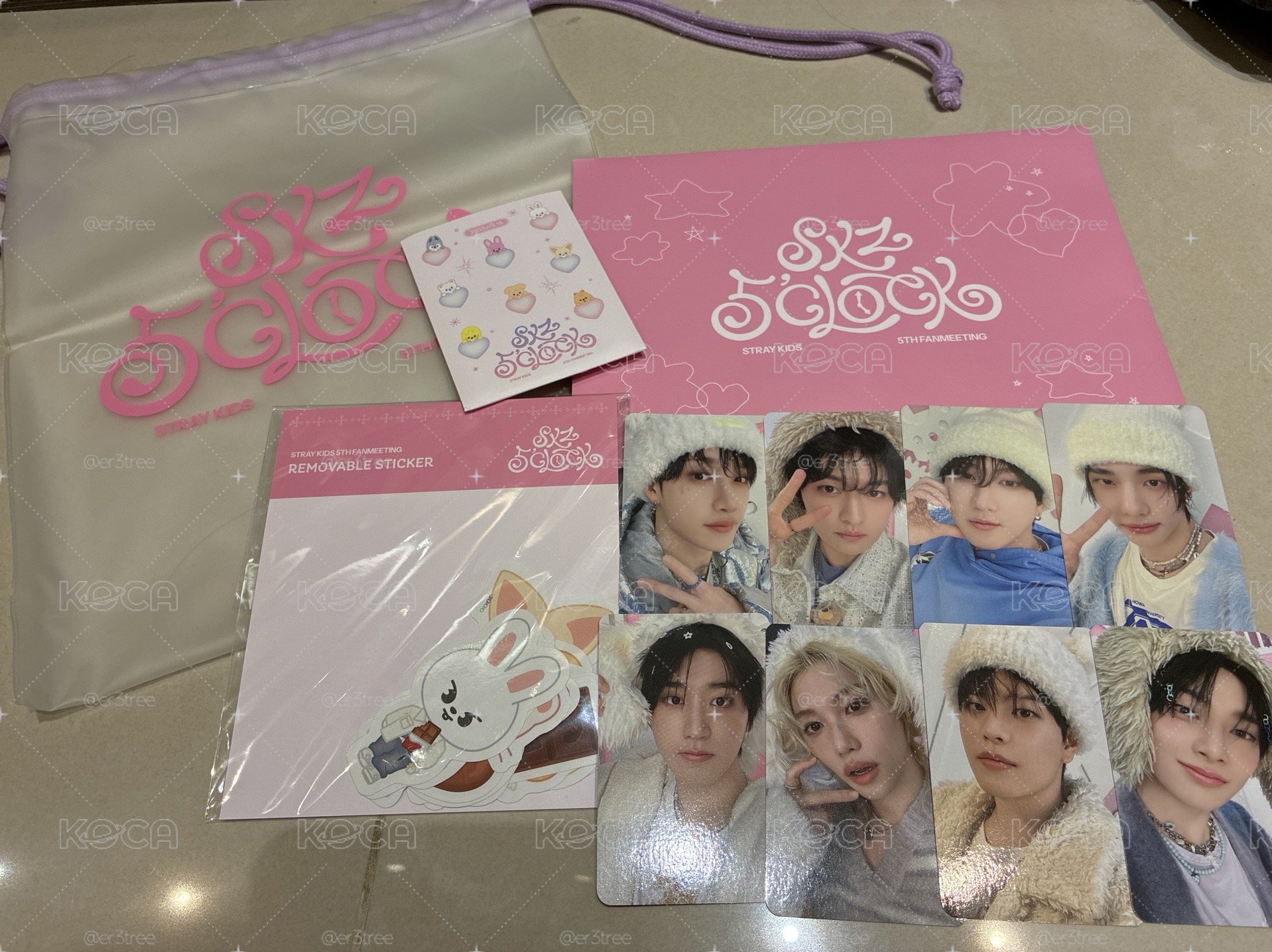 SKZ 5期飯咪 入場卡 場限卡 整組stay zone 