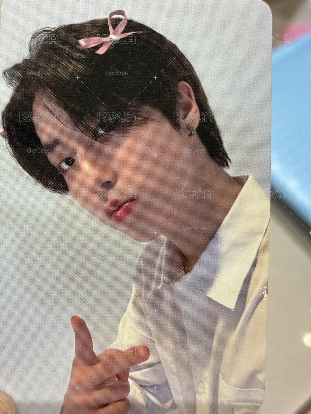 SKZ 樂 塔店特典 蝴蝶結 知城