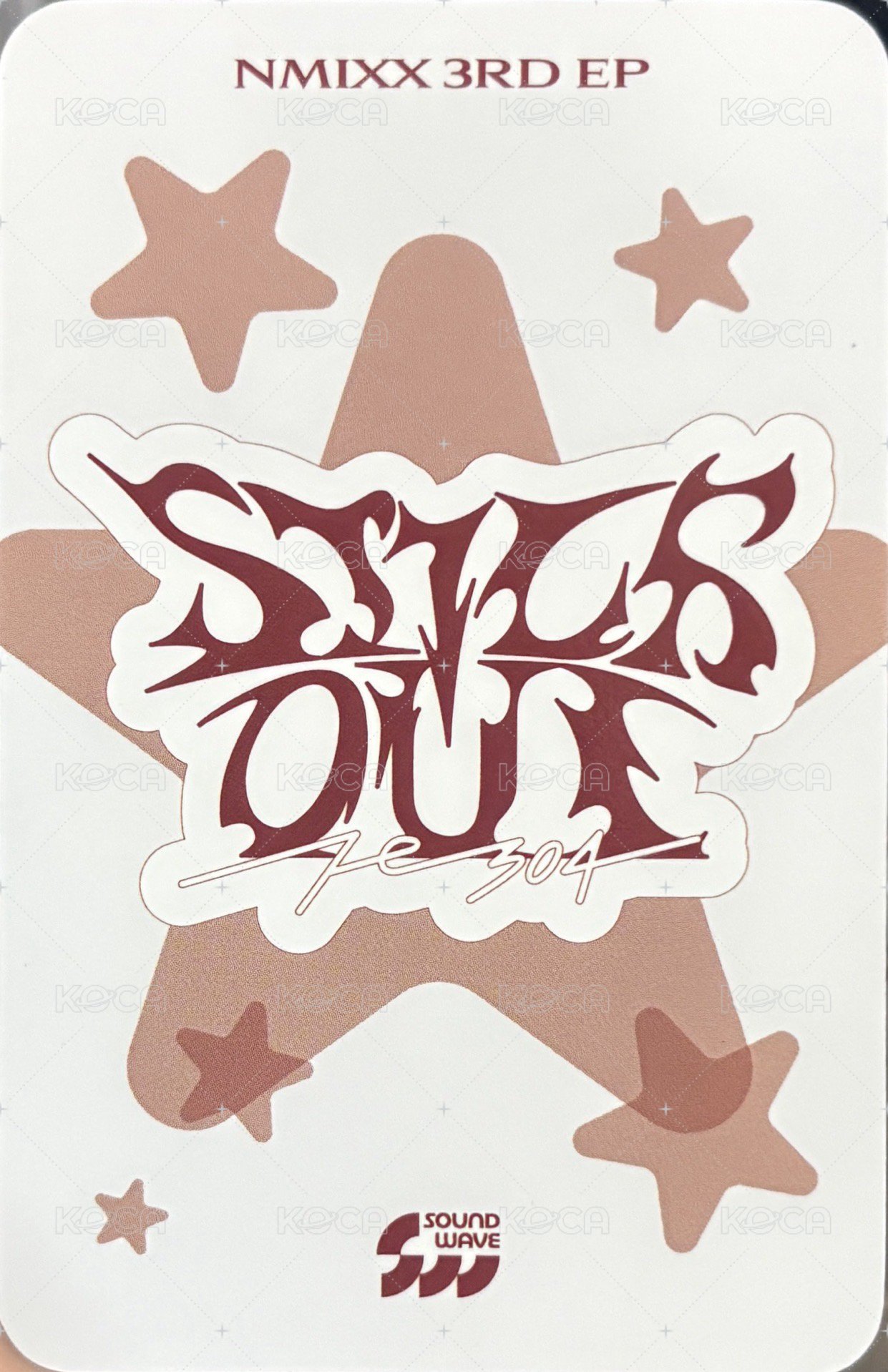 STICK OUT sw 線下 9.0 簽售卡 月光天使 背面