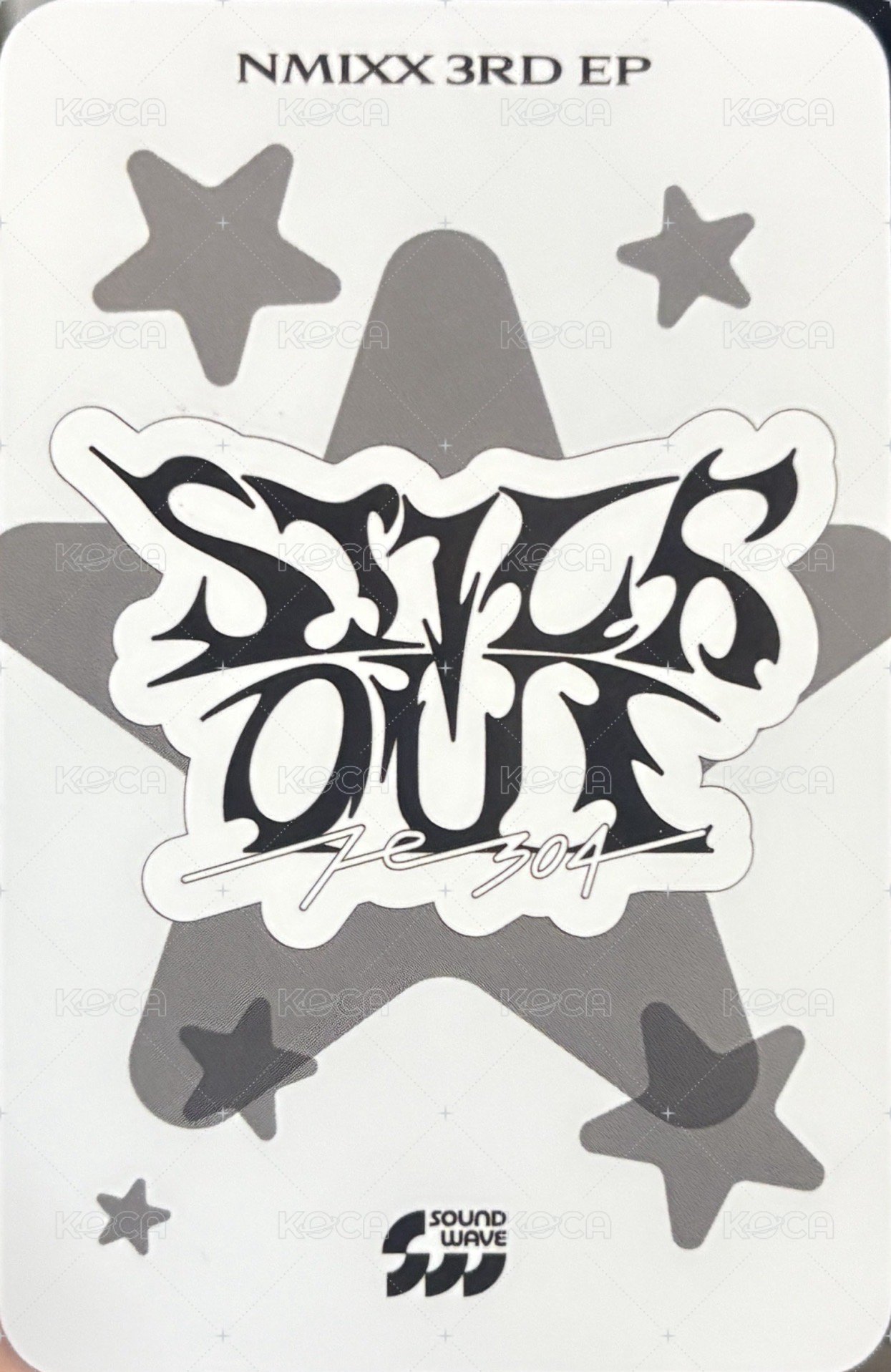 STICK OUT sw 線下 9.0 簽售卡 月光天使薛友雙人 背面