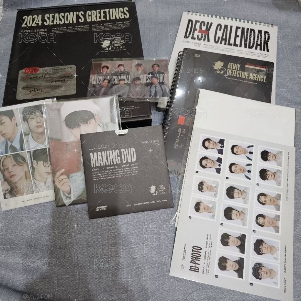 2024年曆 season's greeting