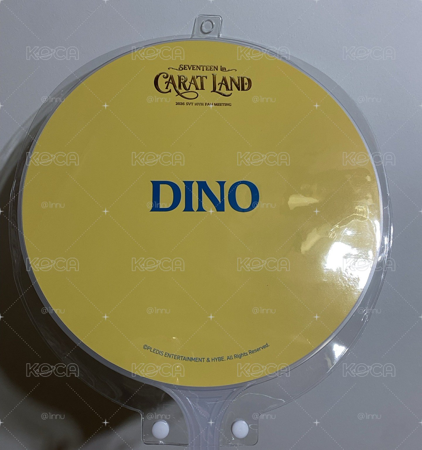 seventeen Dino 小盤｜26’克拉島 應援扇、徽章