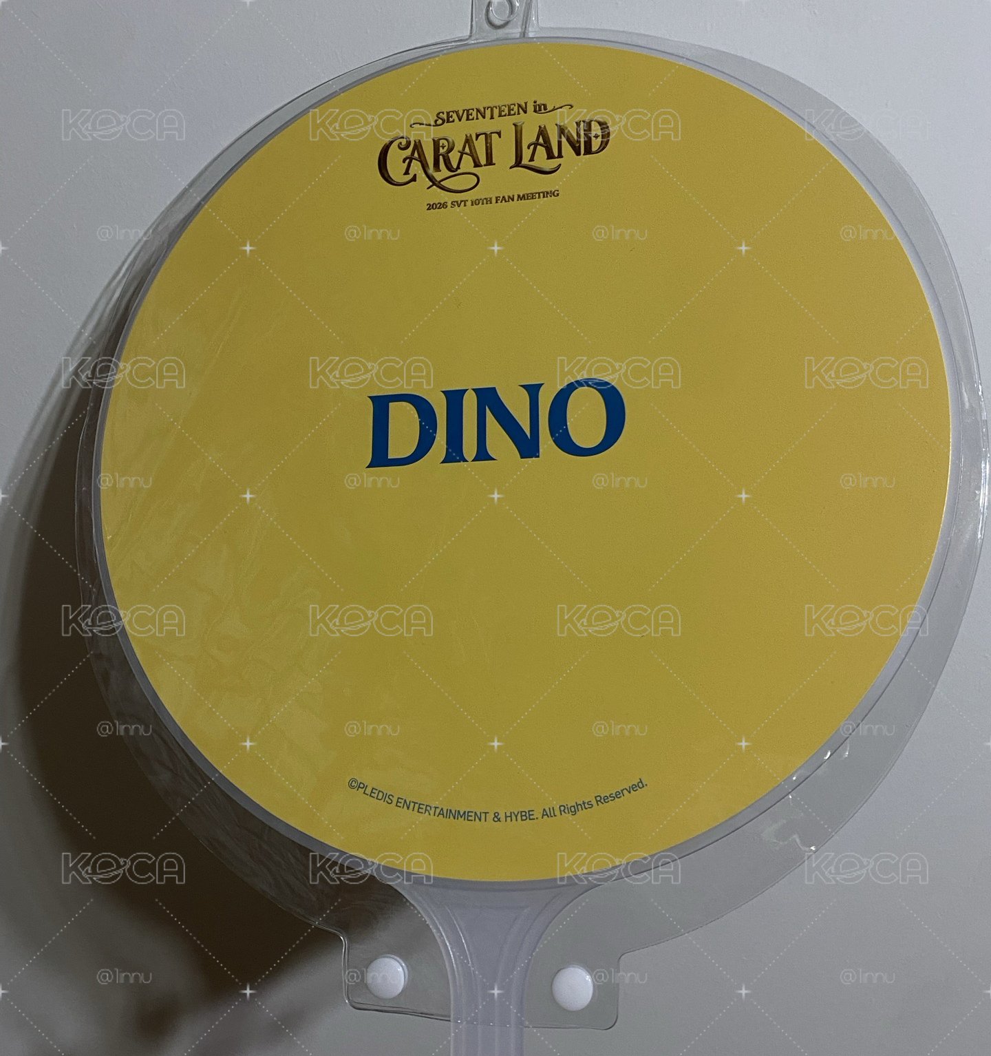seventeen Dino 小盤｜26’克拉島 應援扇、徽章