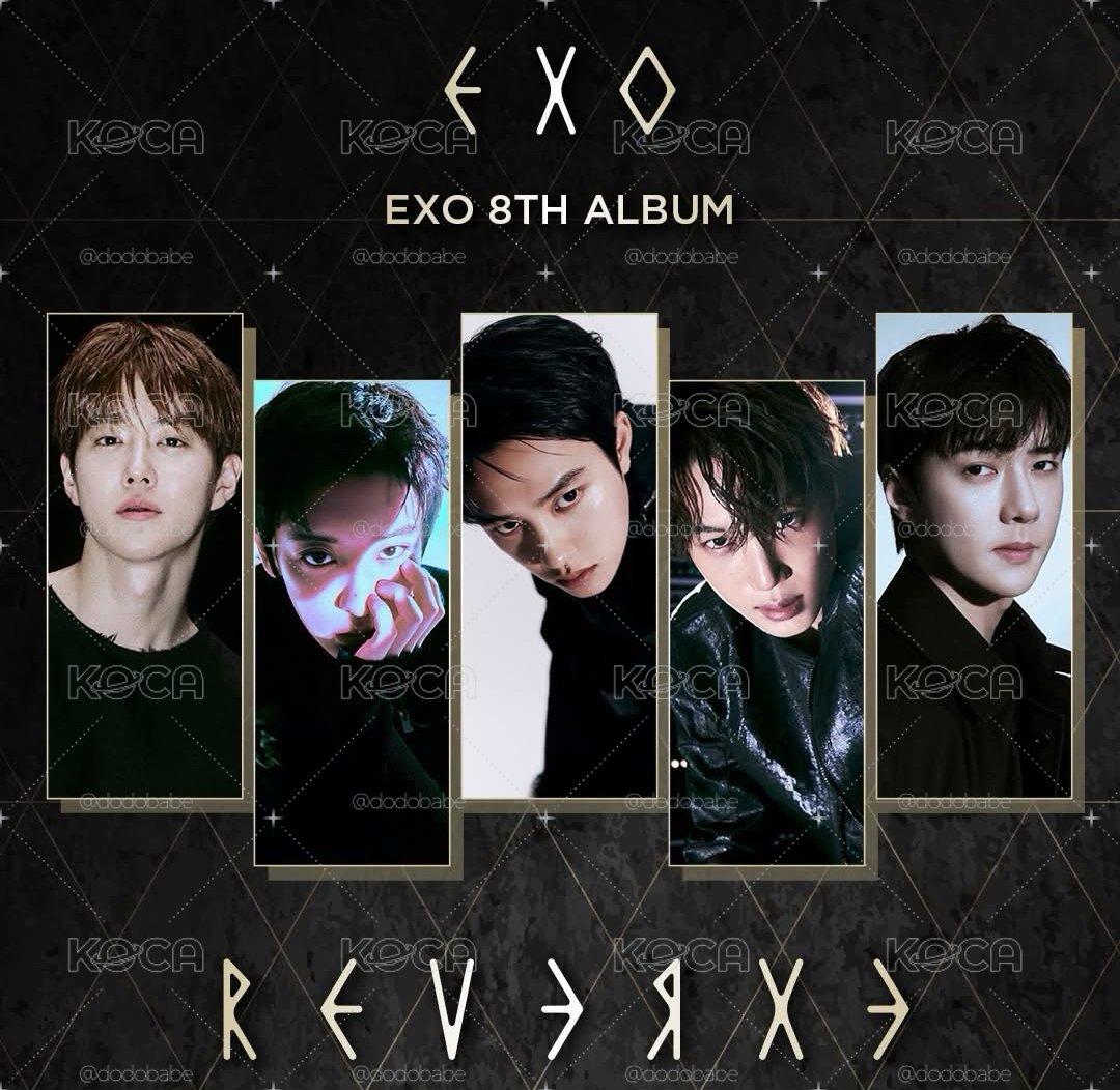 🔖EXO高雄應募✨全員特典卡✨REVERXE專輯✨💌
