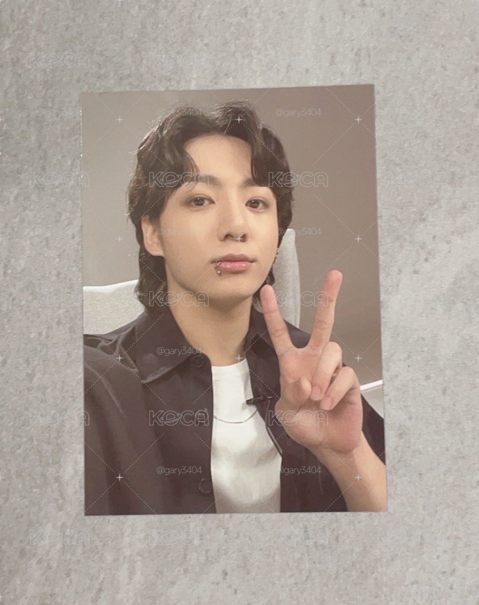 BTS｜Jungkook 柾國｜《GOLDEN》官方韓國線下通路限定 巨型PVC幸運卡 Lucky Draw