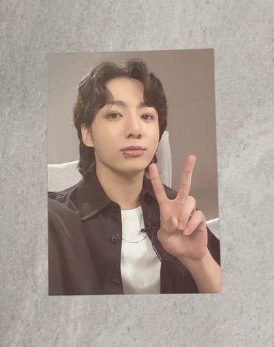 BTS｜Jungkook 柾國｜《GOLDEN》官方韓國線下通路限定 巨型PVC幸運卡 Lucky Draw