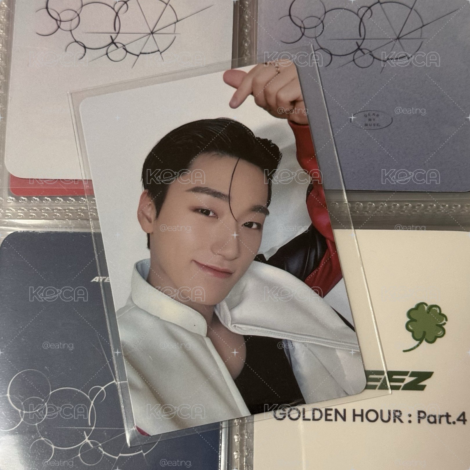 Ateez 崔傘 destiny memories 幸運卡