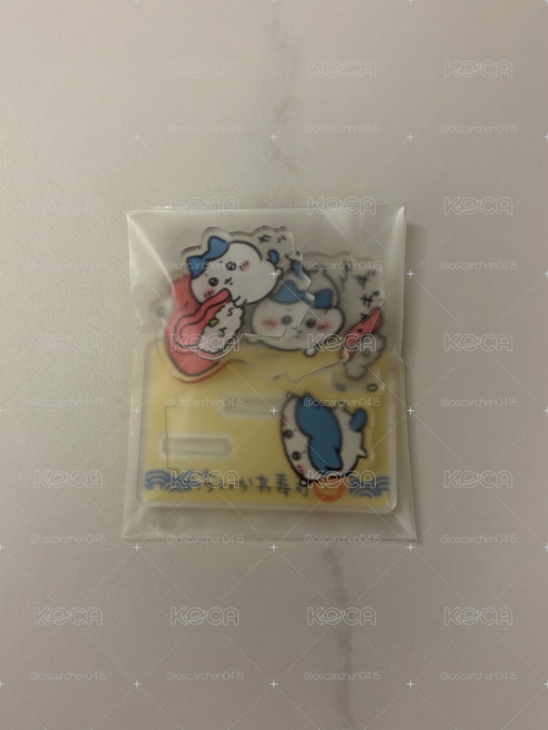 壽司小八跌倒立牌