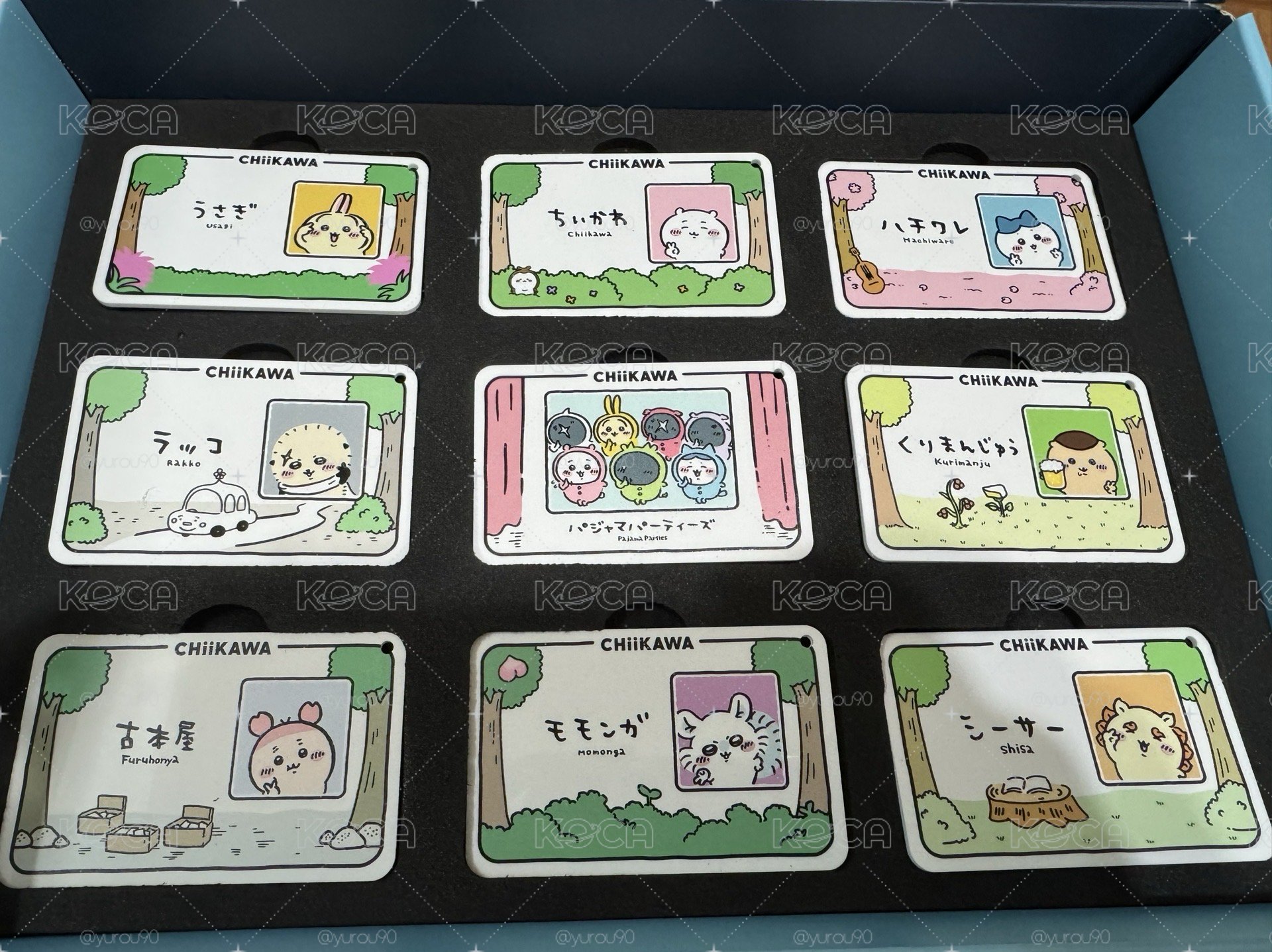 吉伊卡哇展覽 特典吊飾一整組
