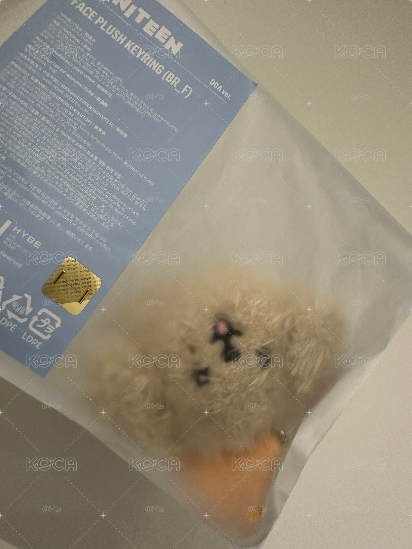 miniteen 毛絨大頭吊飾 （碩）