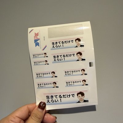 19’博物館 貼紙｜李知勳 WOOZI 
