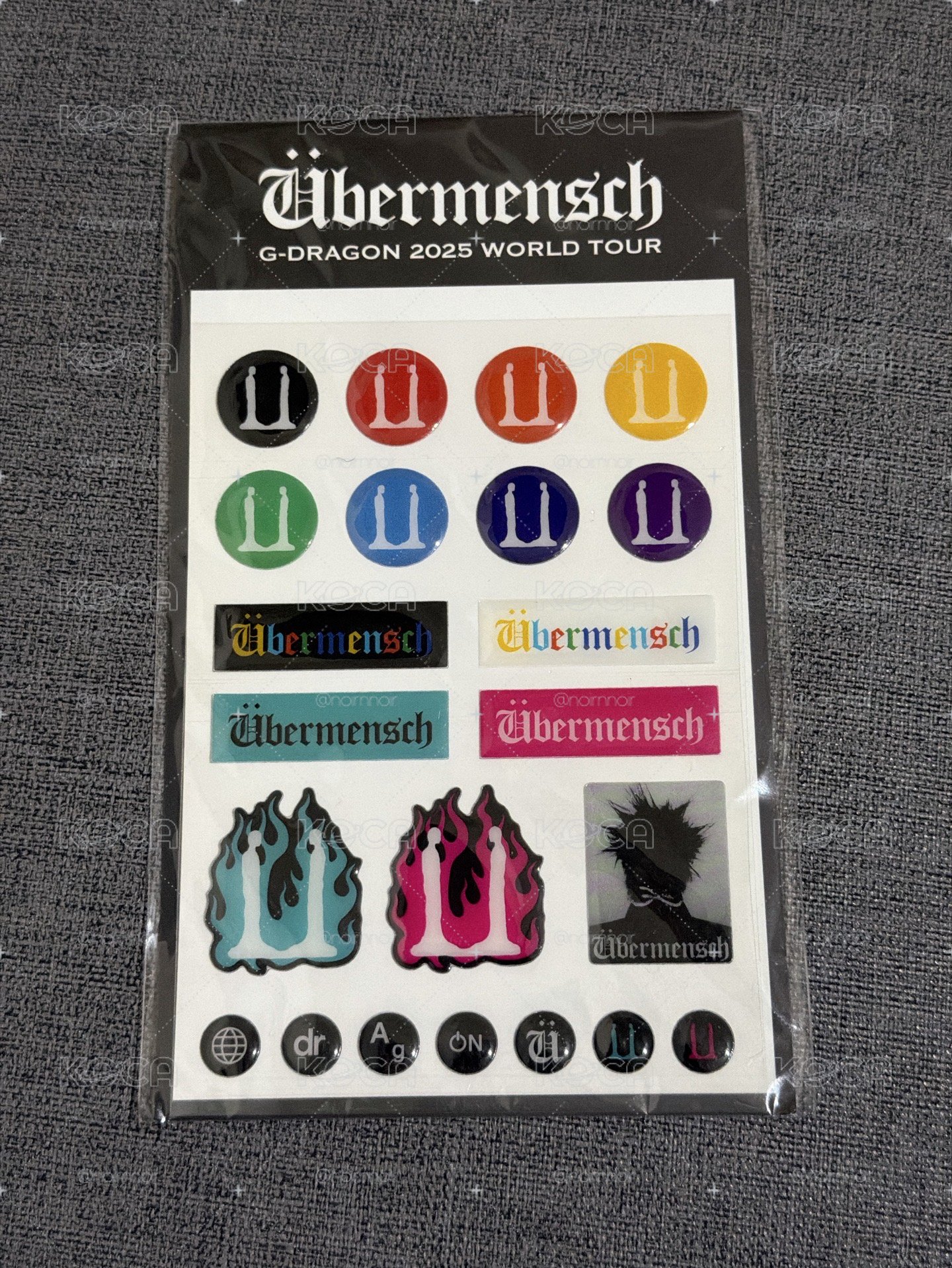 GD Ubermensch 世巡場周貼紙