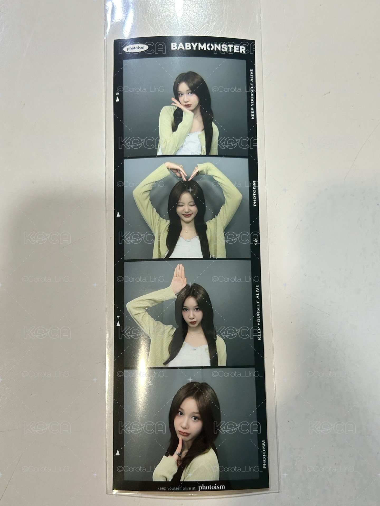 BABYMONSTER snapism人生四格