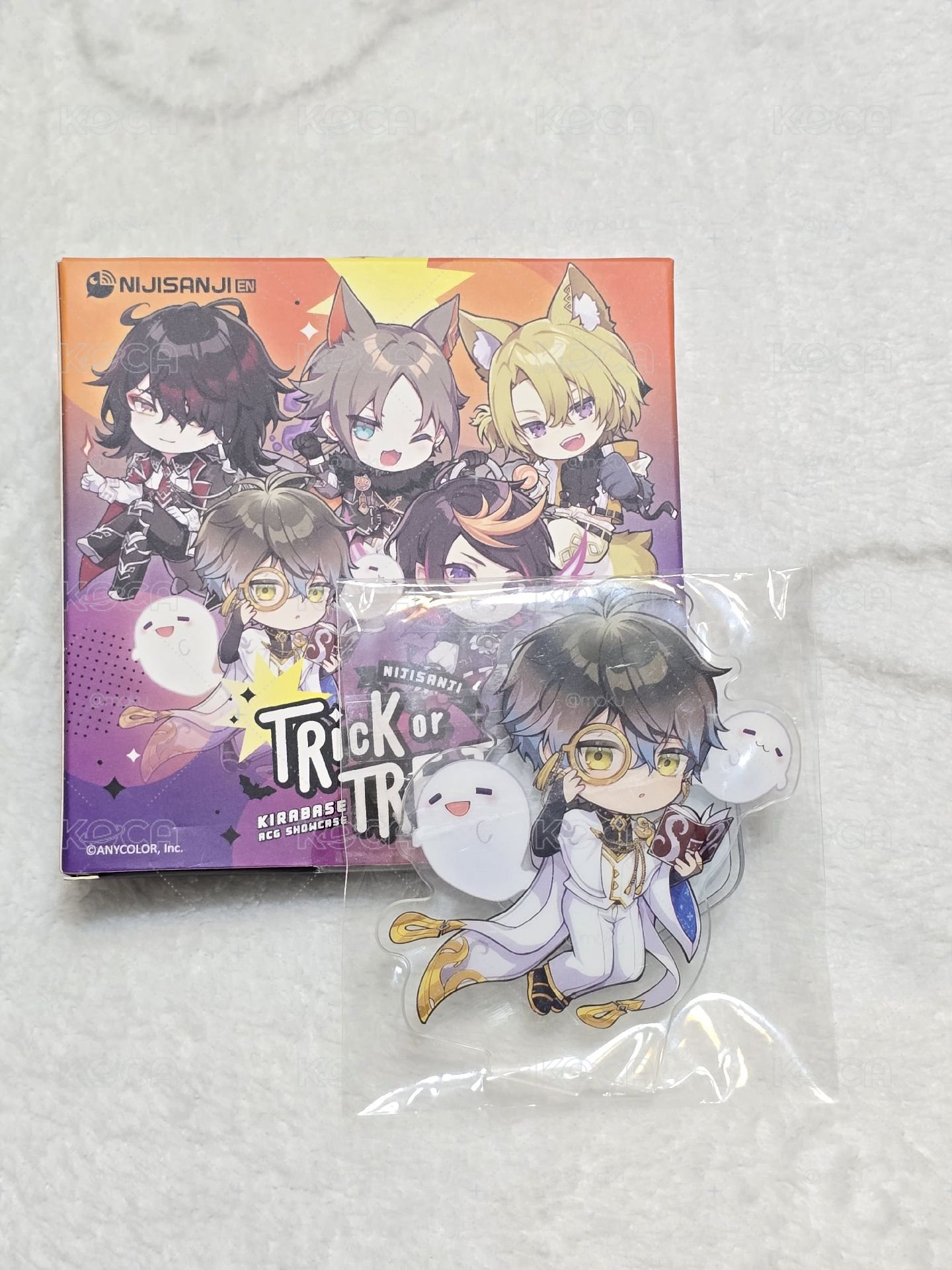 Nijisanji EN KIRABASE聯名 萬聖節立牌 LUXIEM IKE EVELAND