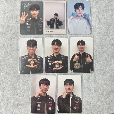 T1 小卡 明信片 主場日票根 Doran Oner Faker Peyz Keria