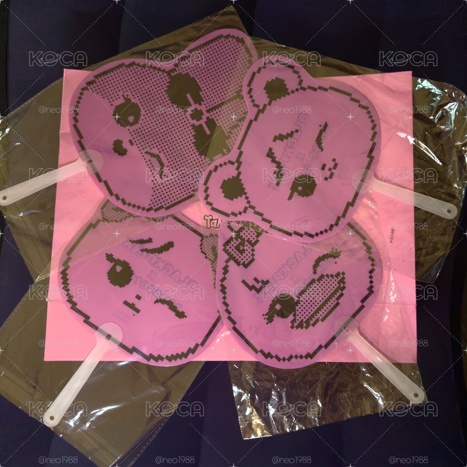 BLACKPINK塔麻可吉聯名手扇