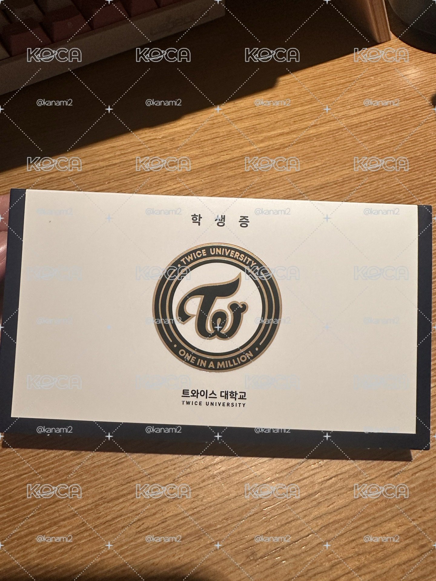 TWICE university 娜璉 安可周邊