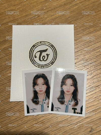 TWICE university 娜璉 安可周邊