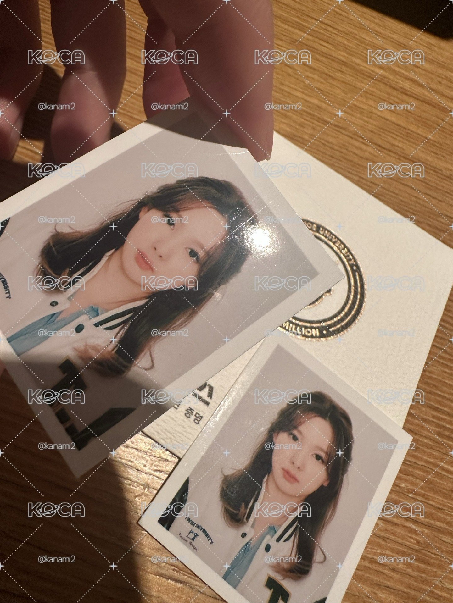 TWICE university 娜璉 安可周邊