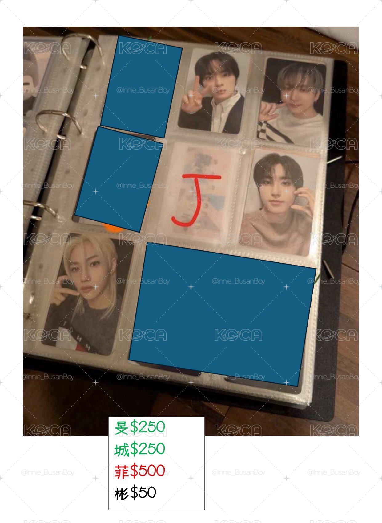 合(HOP) JYP JAPAN 特典卡 