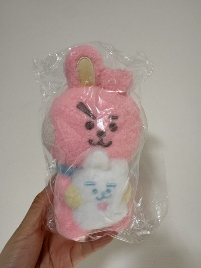 BT21 cooky 聖誕抱雪人娃娃 全新
