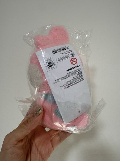 BT21 cooky 聖誕抱雪人娃娃 全新