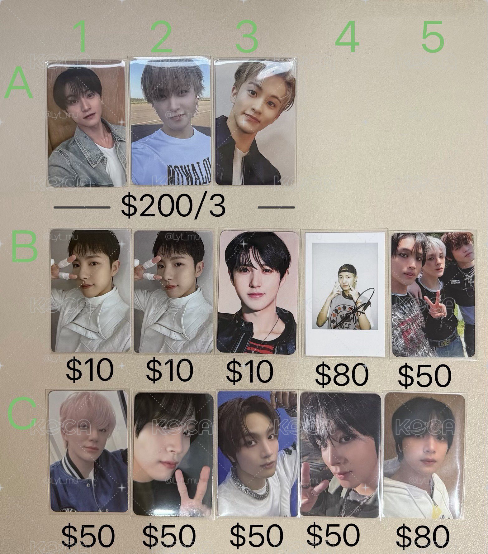 NCT DREAM 小卡