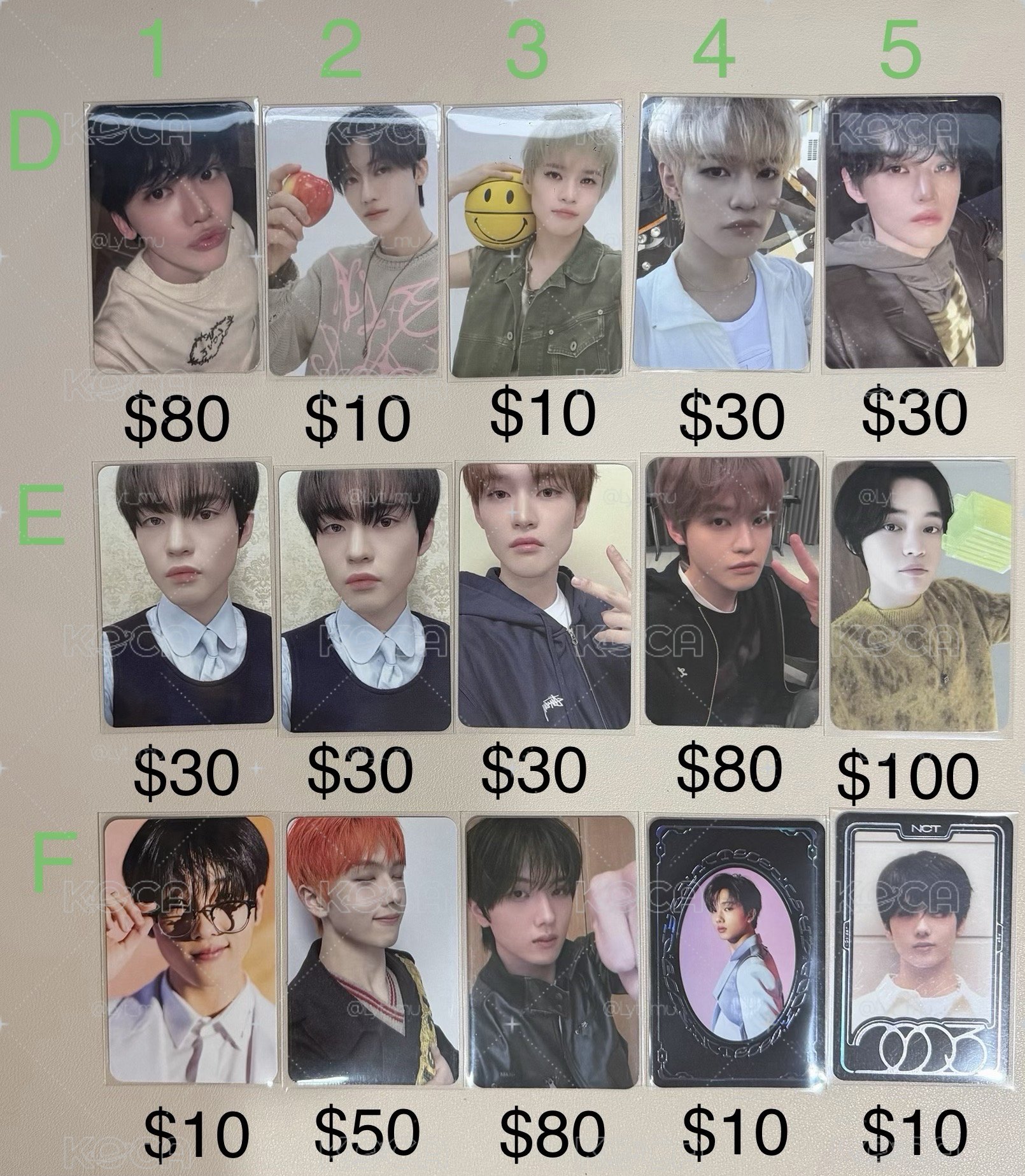 NCT DREAM 小卡