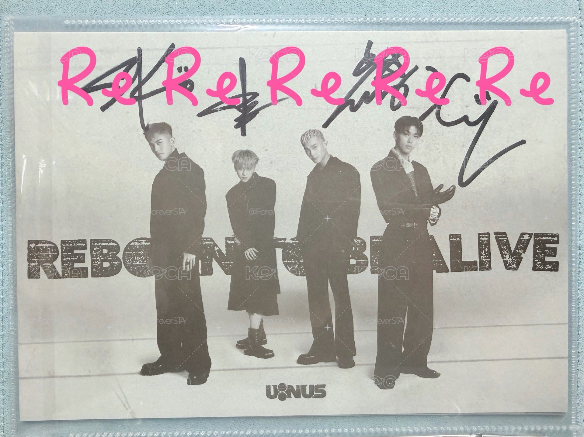 U:NUS 2023《Reborn To Be Alive》Live Showcase Tour 小卡