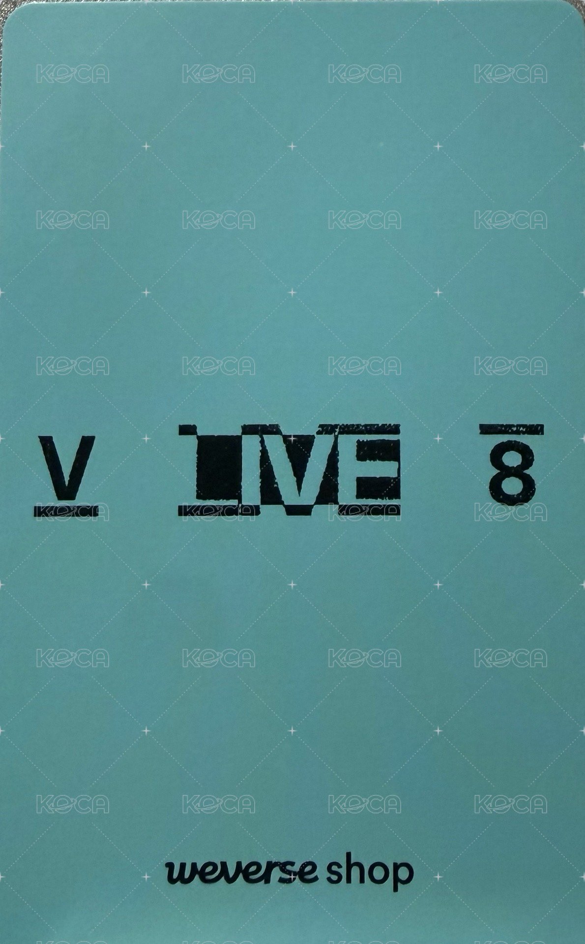 [V8] LIVE 入場卡 / 場限卡  背面