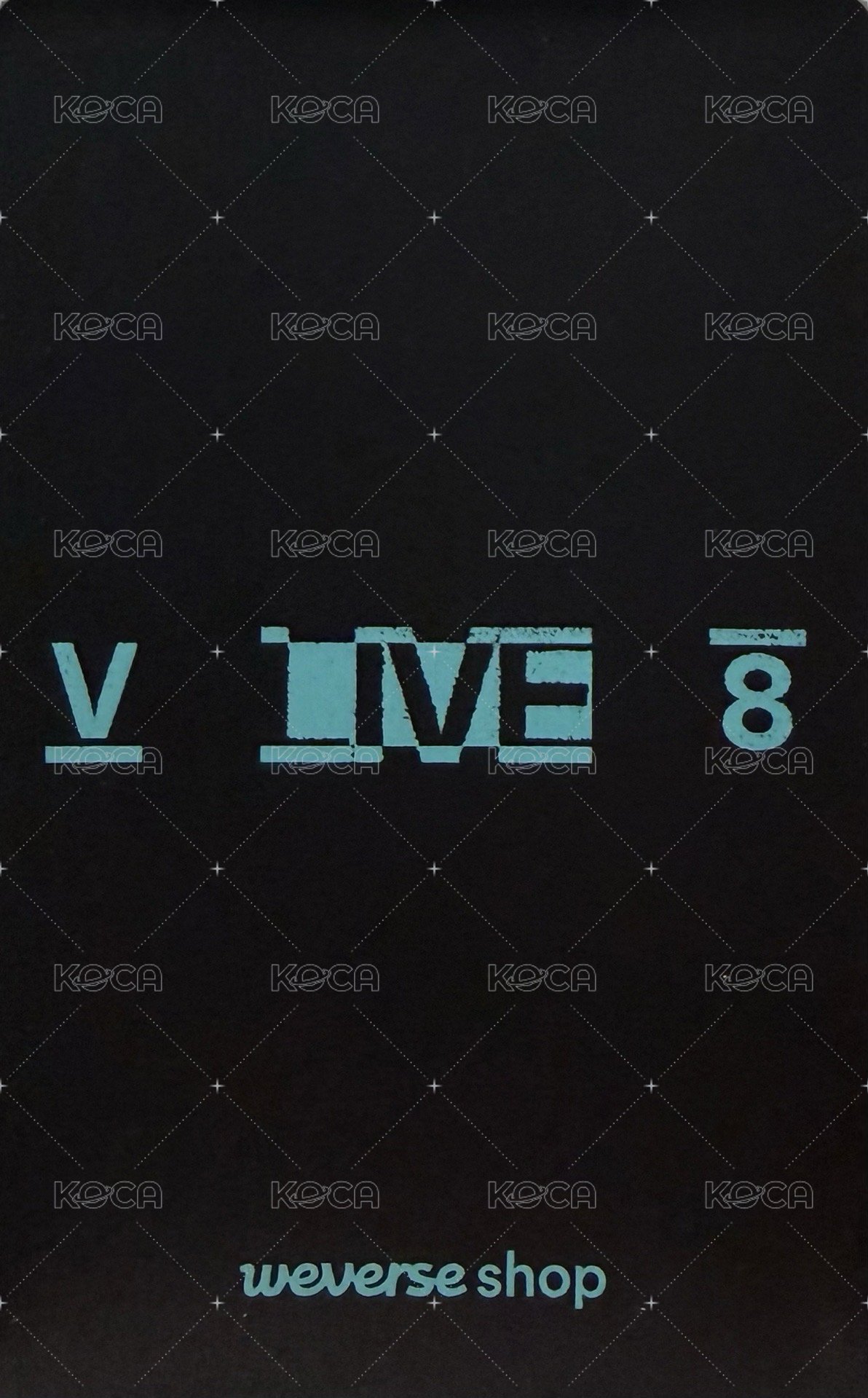 [V8] LIVE 入場卡 / 場限卡  背面