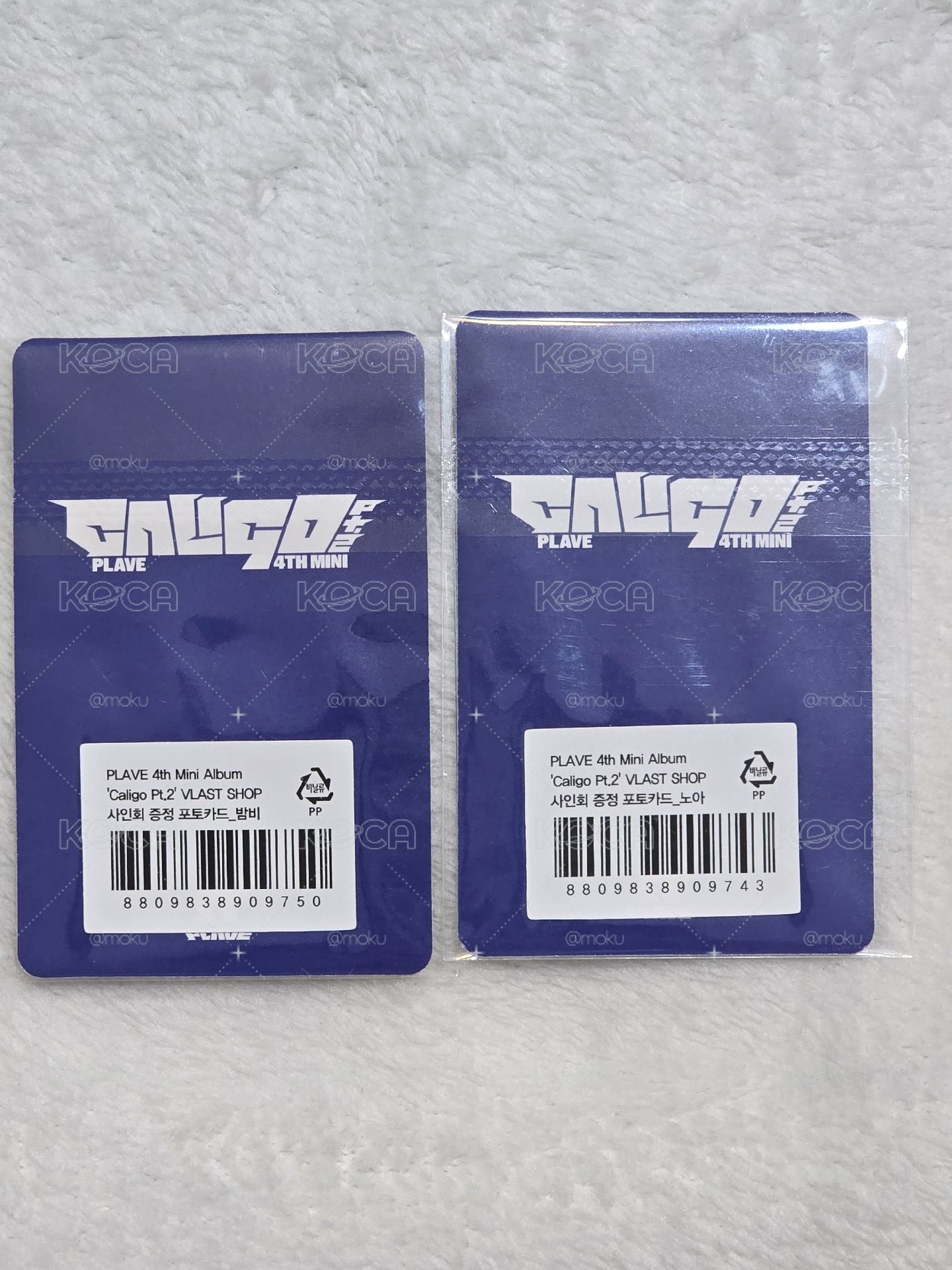 PLAVE 迷四 vlast 簽售卡1.0 諾亞/斑比