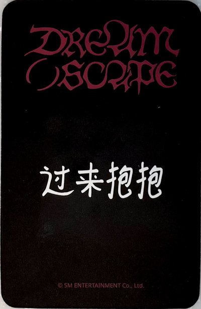 楷燦DREAM( )SCAPE星河簽售卡 中文卡背