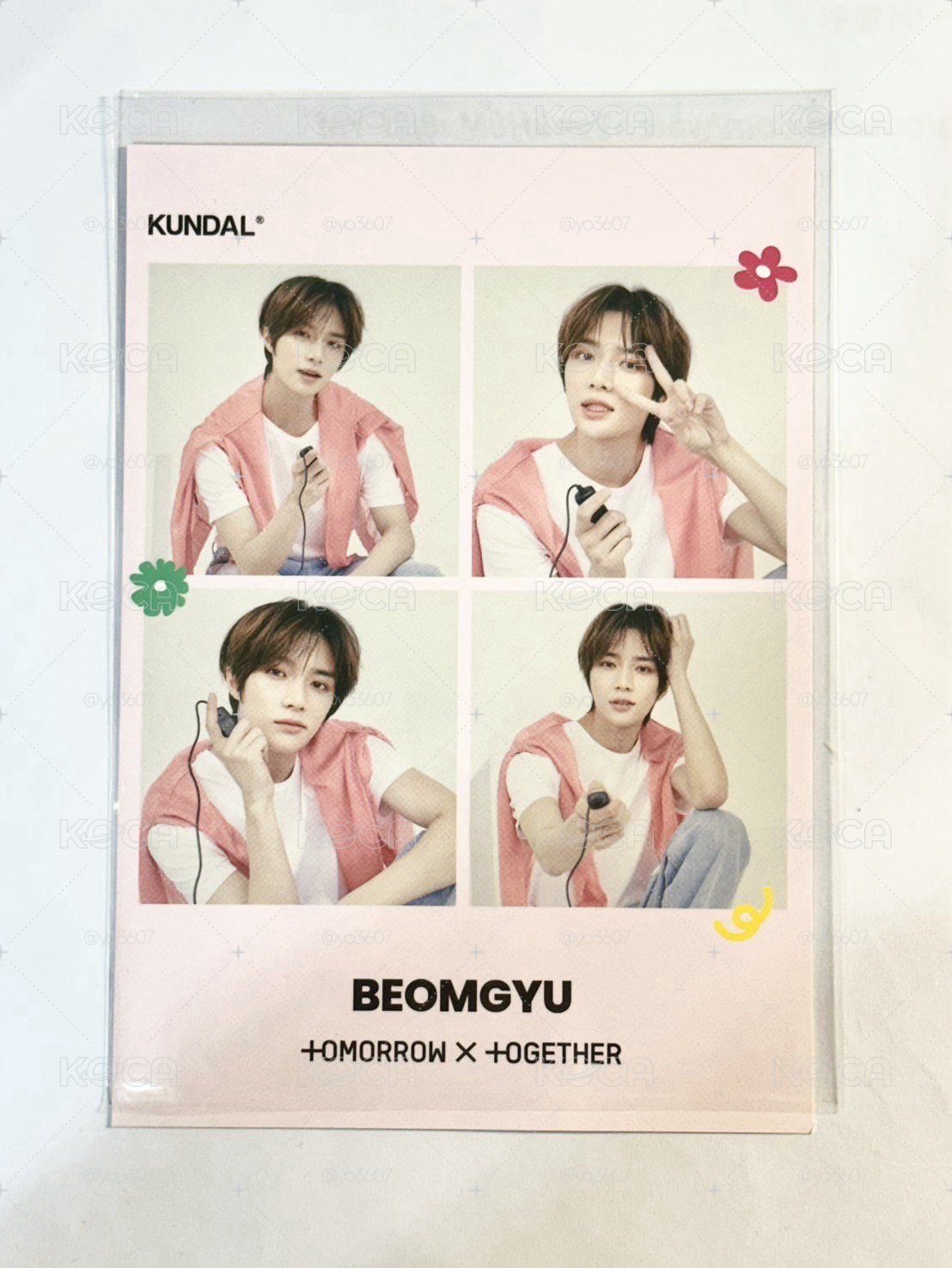 崔杋圭 KUNDAL 人生四格卡 / 拍貼 Bloom Your Scents!