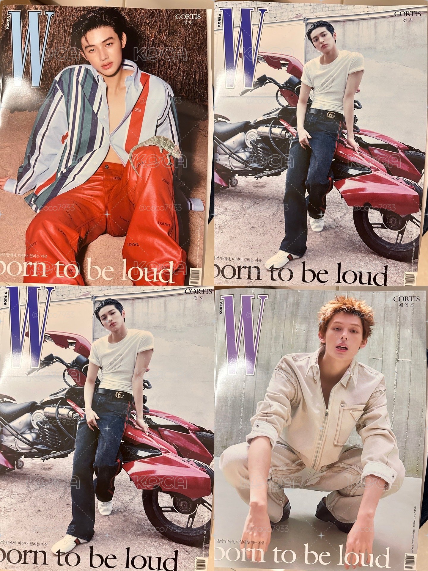 CORTIS  W Korea 雜誌 單封 雜誌 韓國進口