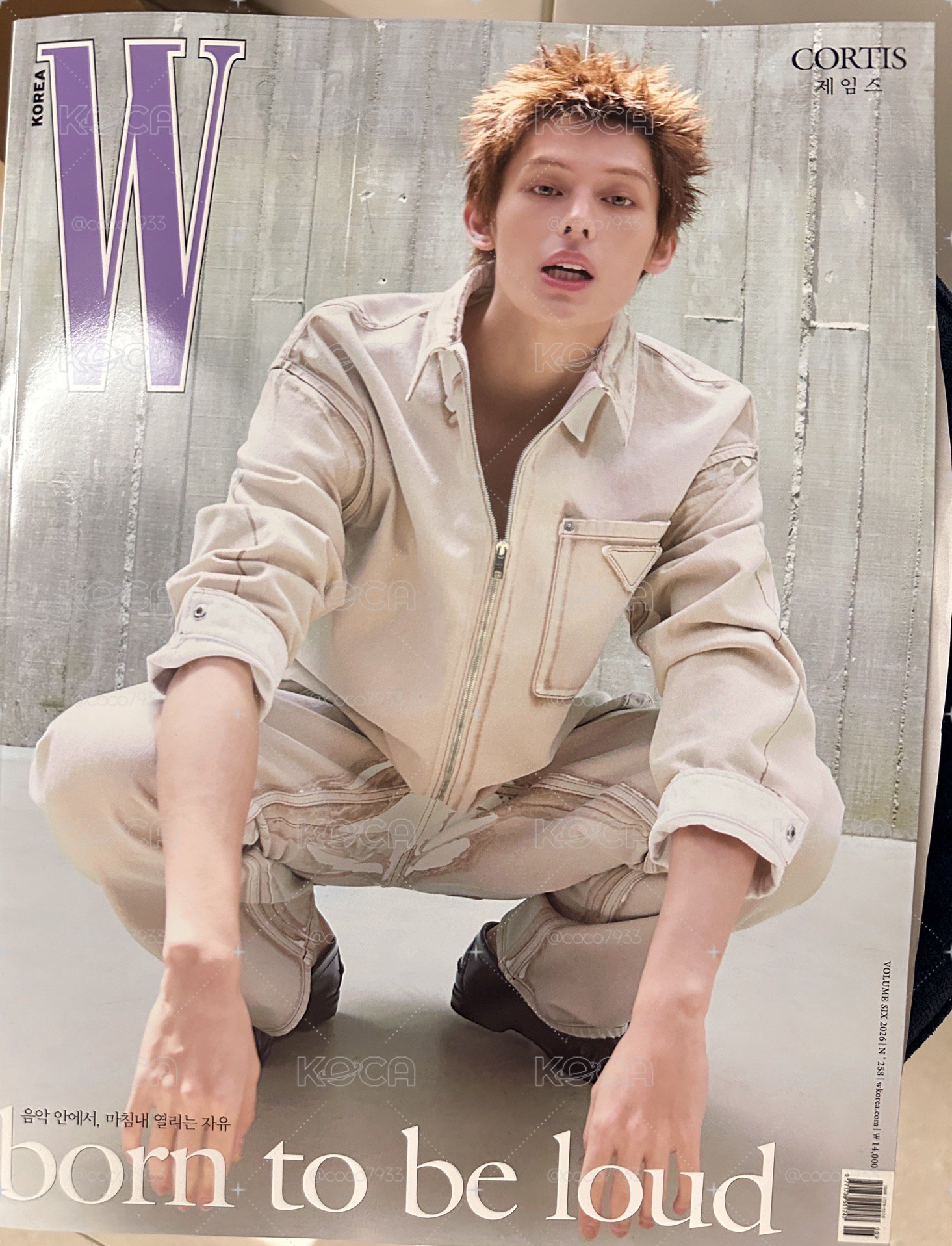 Cortis 正版 W Korea 雜誌 單封 雜誌 韓國進口