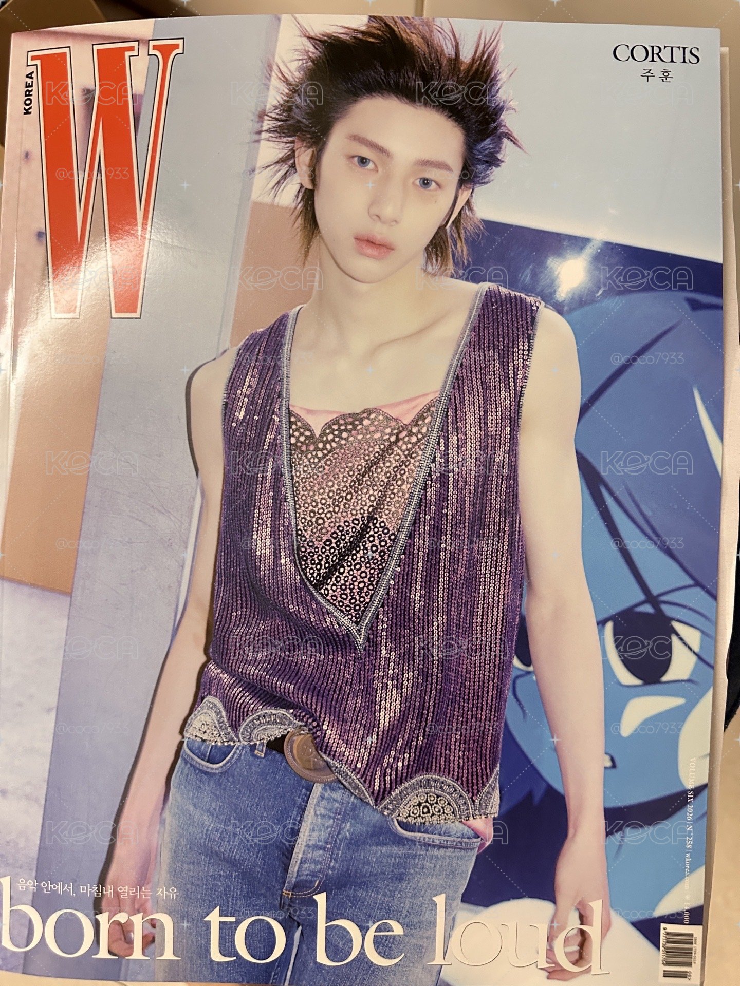 Cortis 正版 W Korea 雜誌 單封 雜誌 韓國進口