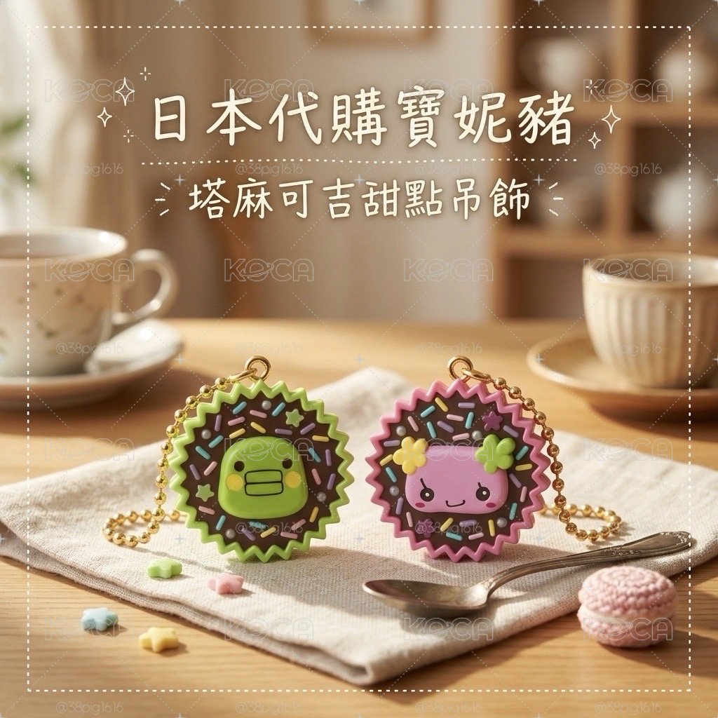 塔麻可吉甜點吊飾確認款