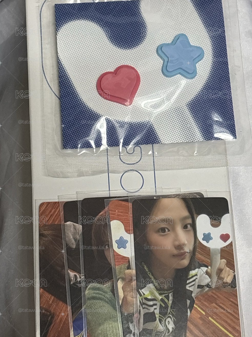 newjeans 手燈 含小卡 已拆 + 手燈扣