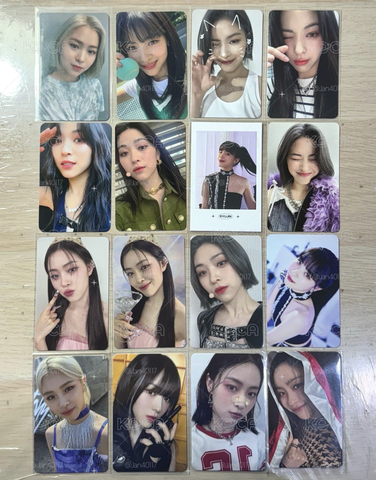 ITZY 申留真 小卡 小盤