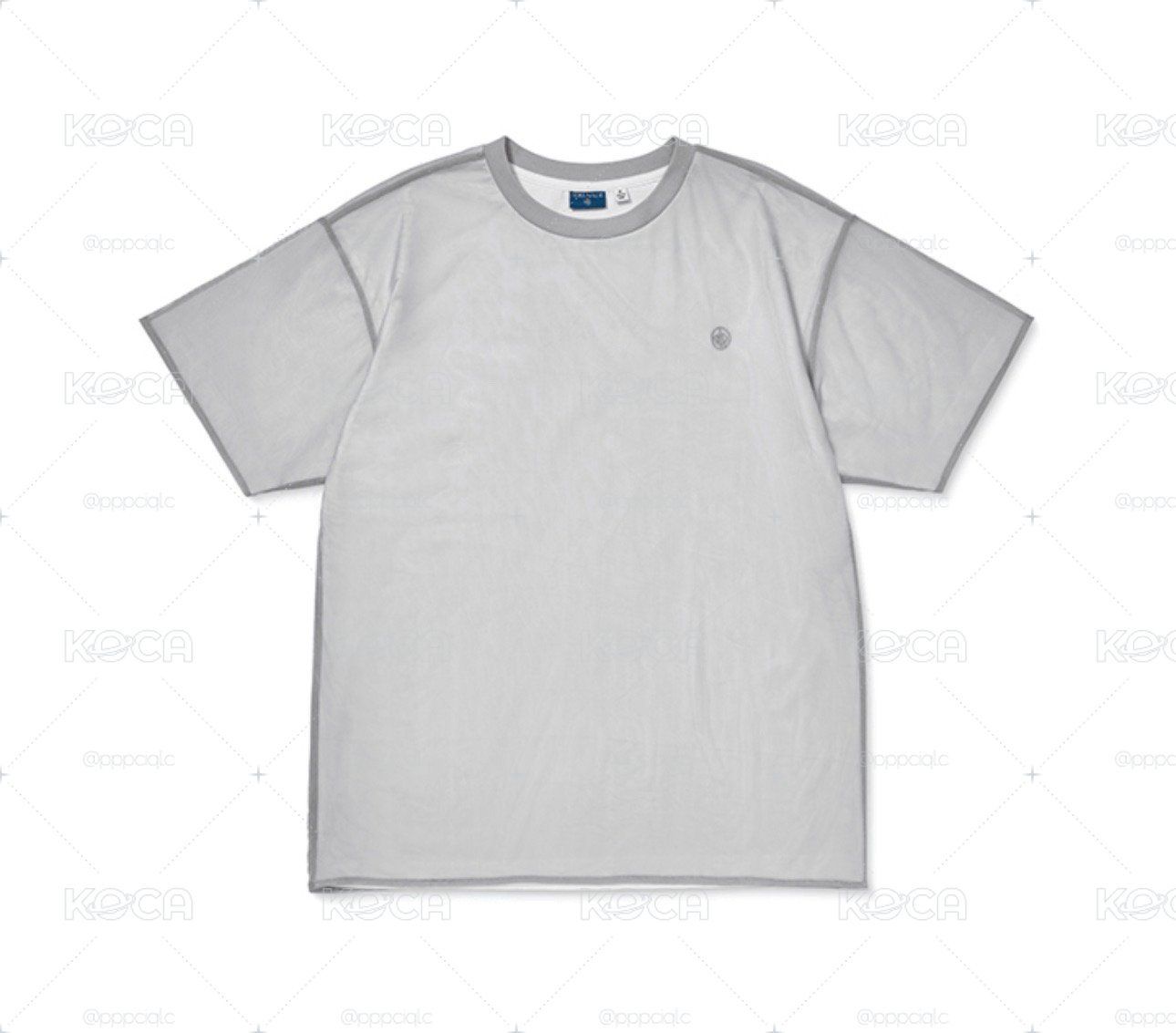 DxS 소야곡 灰色網紗T M