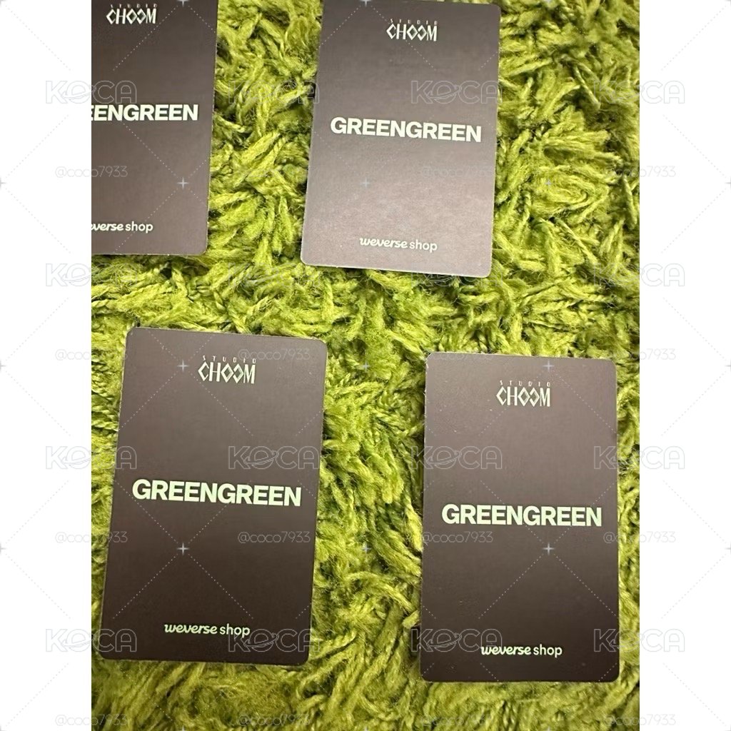 正版 Cortis [STUDIO CHOOM GIFT] The 2nd EP [GREENGREEN]特典小卡