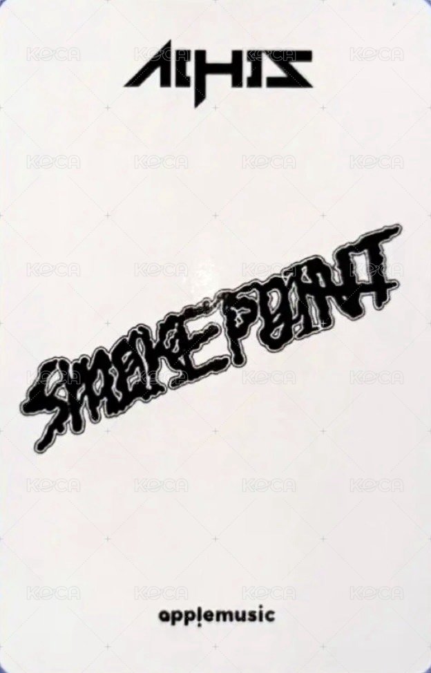 Smoke Point am 線上 簽售卡 B ver. 背面