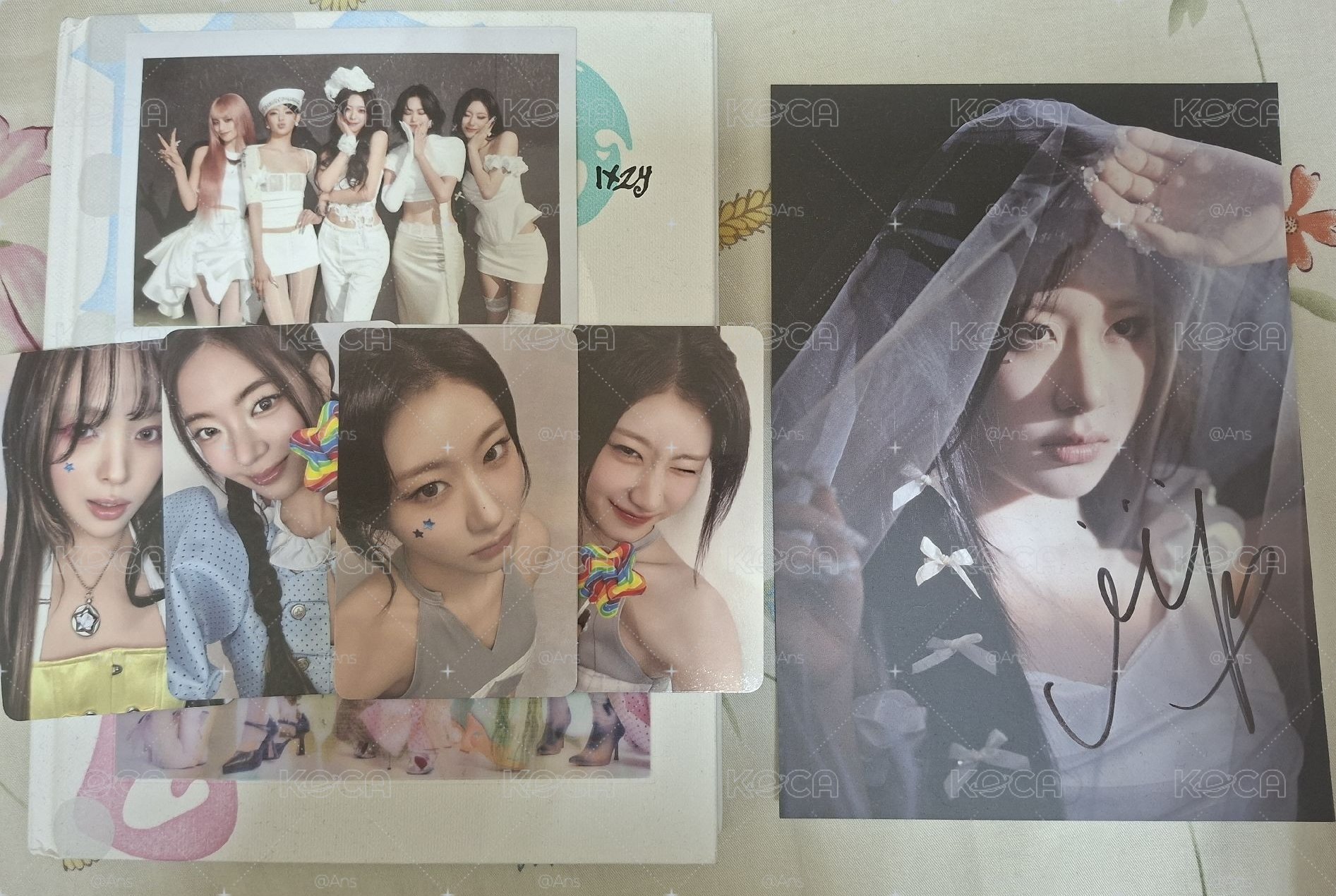 itzy 親簽全專