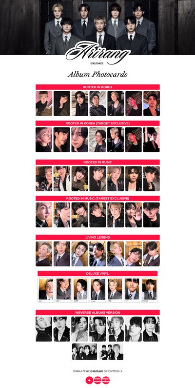 BTS ARIRANG 專卡 單卡