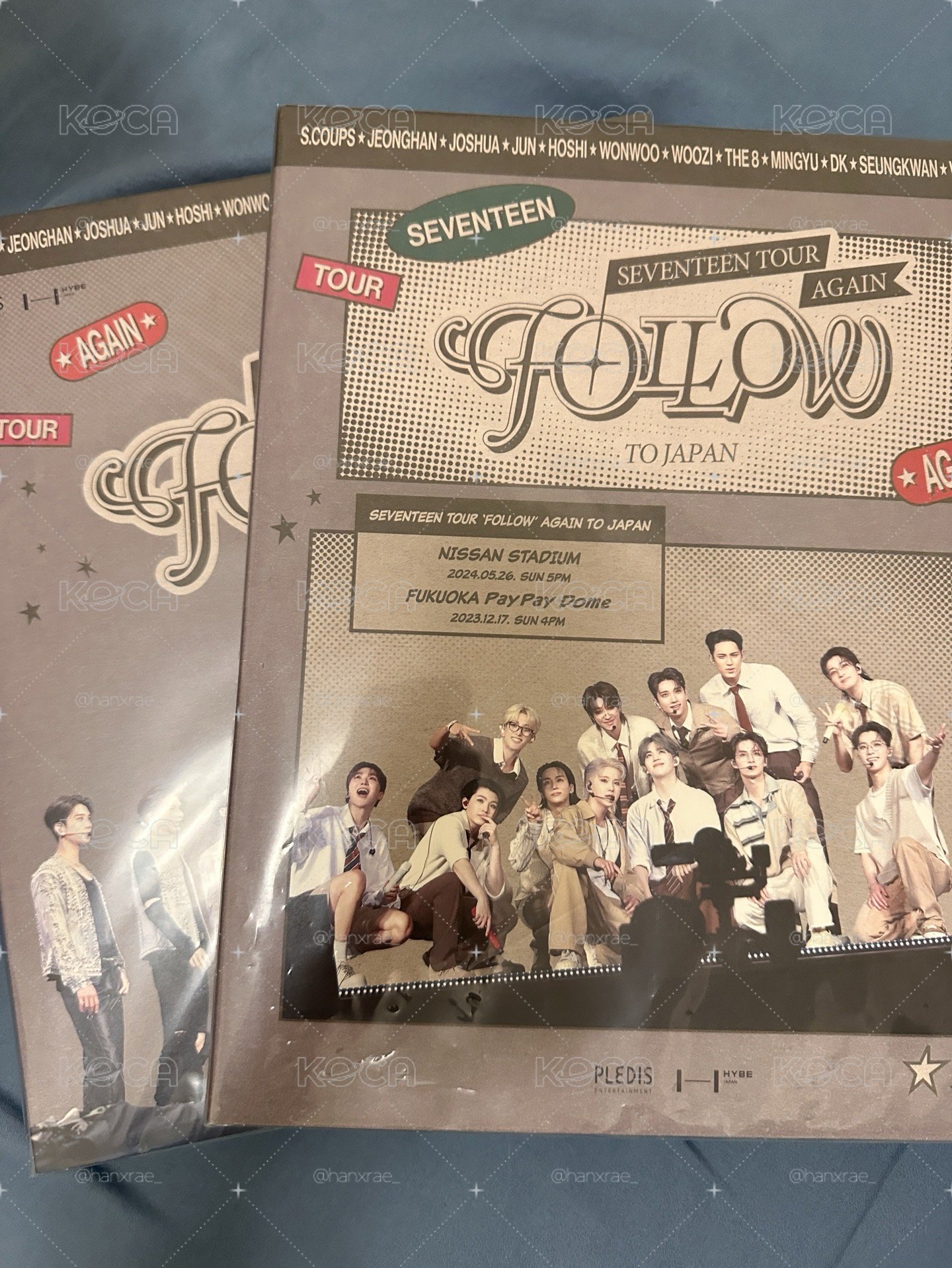 SEVENTEEN follow again to japan日巡回憶錄 DVD&藍光固配