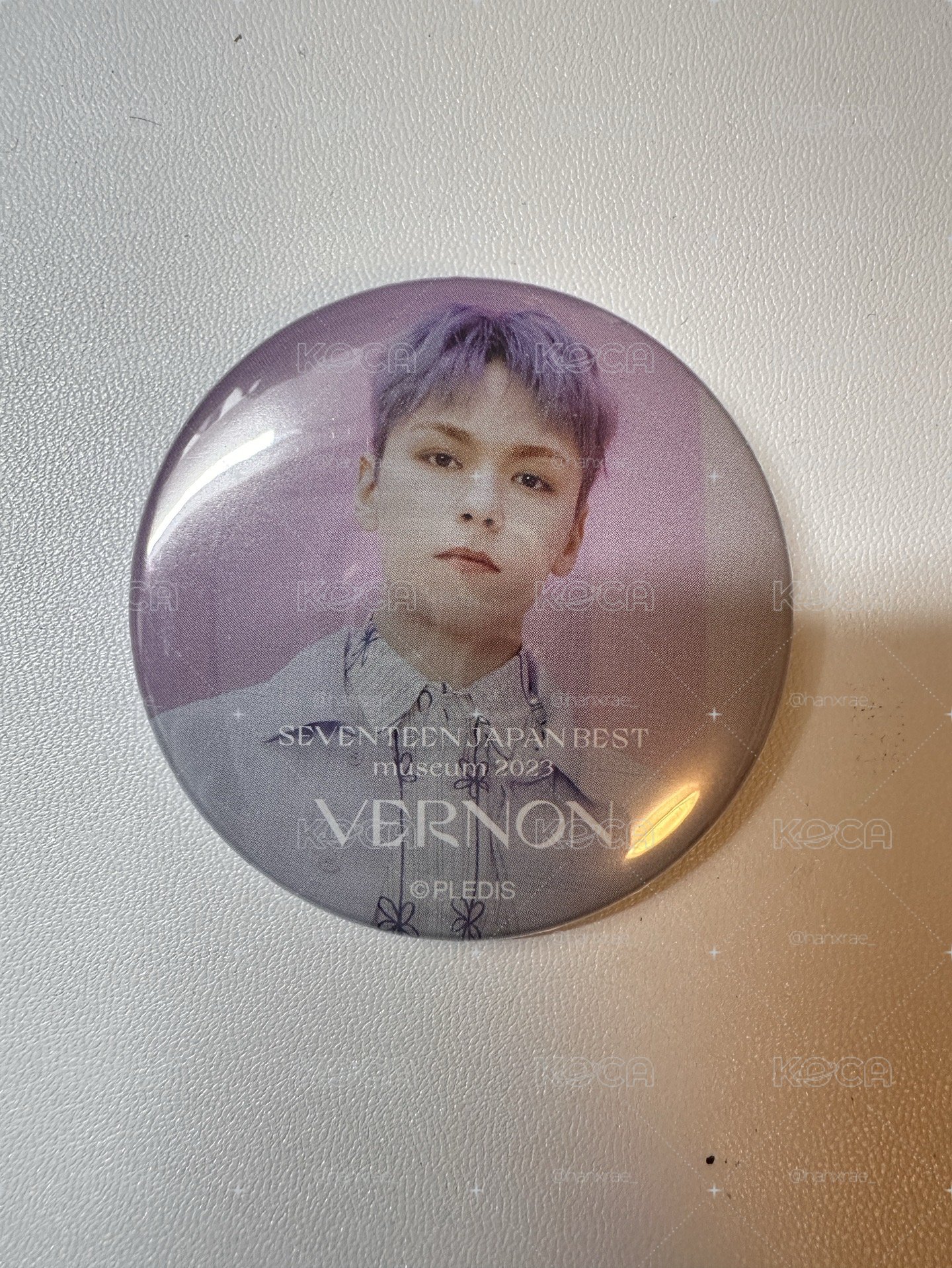 SEVENTEEN 23年博物館徽章 率 Vernon