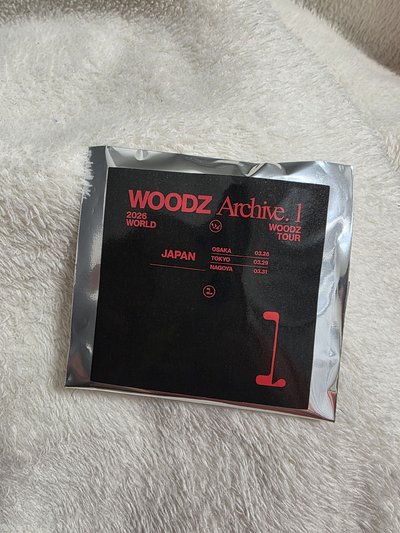 未拆 2026 WOODZ WORLD TOUR＇Archive. 1＇ 日本限定 鑰匙圈吊飾 