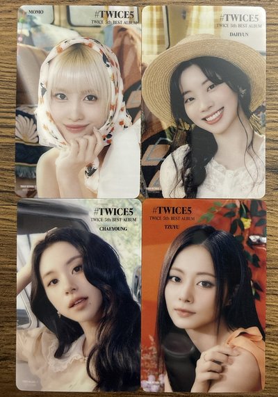 #TWICE5塔店 特典透卡